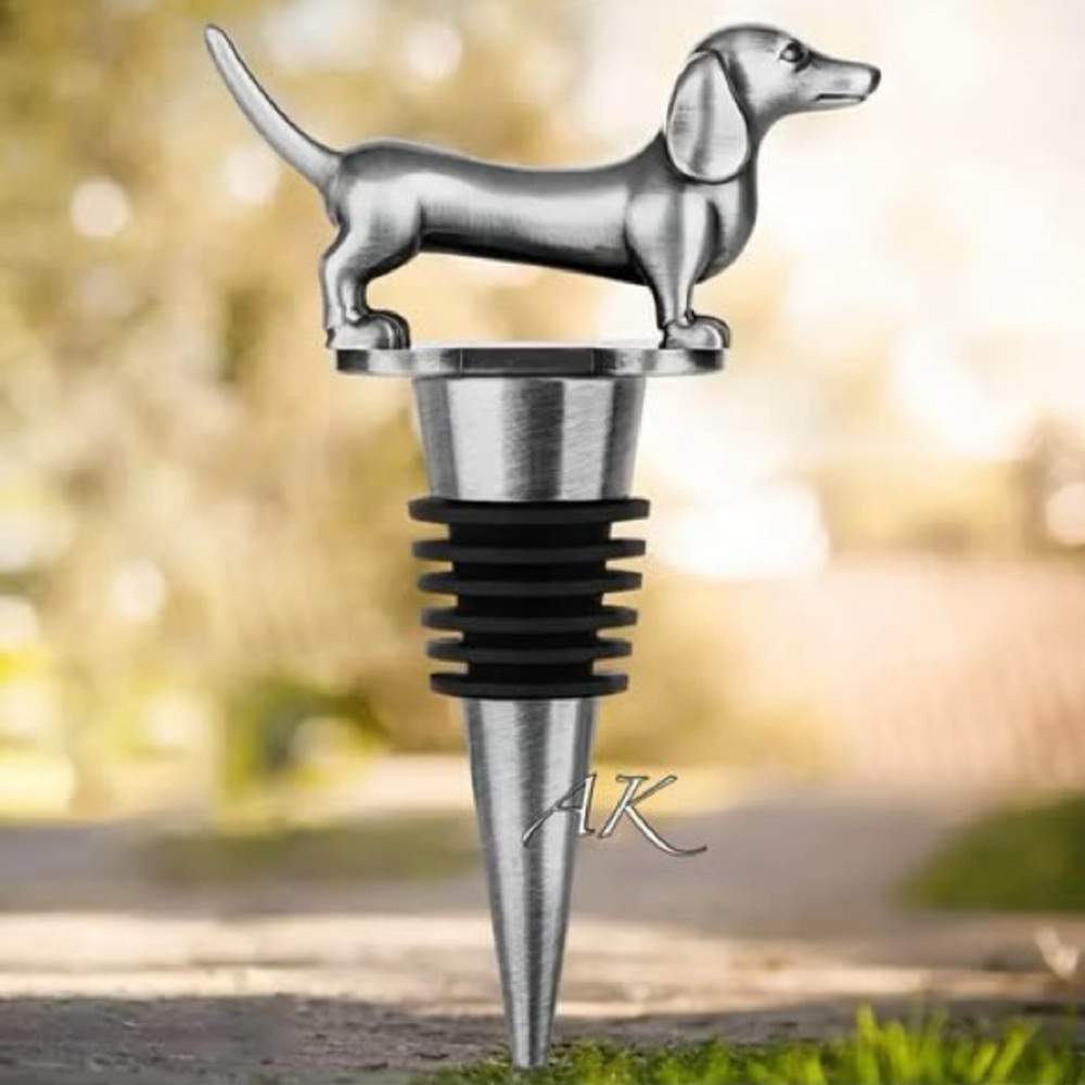 Dachshund Wine Bottle Stopper 🐾 Doxie Wiener